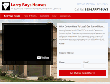 Tablet Screenshot of larrybuyshouses.com